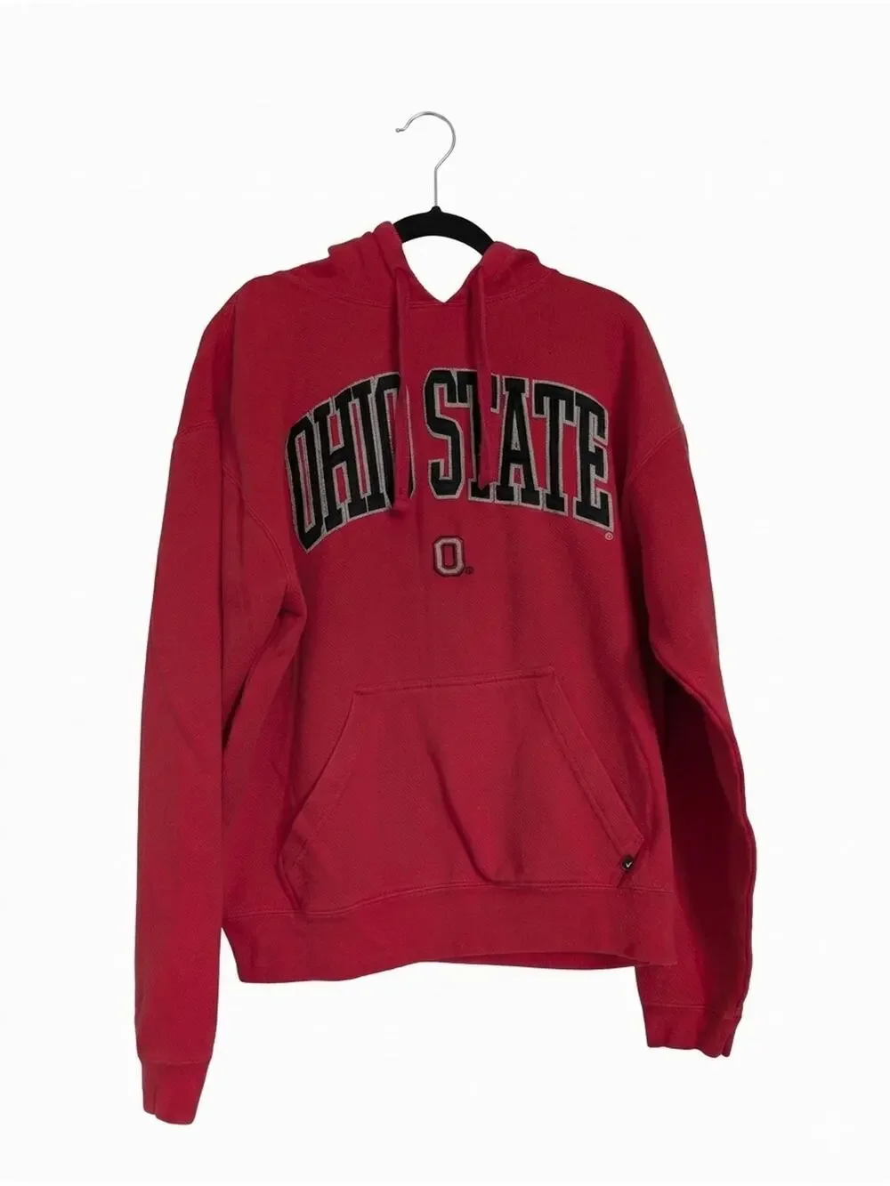 Ohio State‎ Buckeyes Hoodie Sweatshirt Red Size XL Embroidered Y2K Spellout 2010